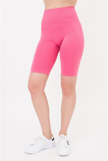 Женские велосипедки с пуш-ап эффектом бесшовные TRACKS SHAPE Giulia (bubblugum), розовый Женские велосипедки с пуш-ап эффектом бесшовные TRACKS SHAPE Giulia (bubblugum), розовый