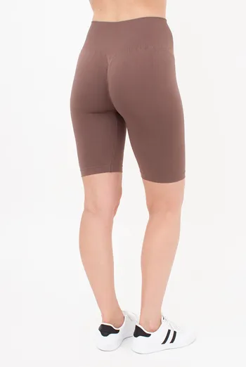 Жіночі велосипедки з пуш-ап ефектом безшовні TRACKS SHAPE Giulia (deep taupe), коричневий Жіночі велосипедки з пуш-ап ефектом безшовні TRACKS SHAPE Giulia (deep taupe), коричневий