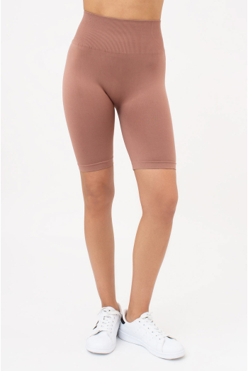 Женские велосипедки с пуш-ап эффектом бесшовные TRACKS SHAPE Giulia (mokko), коричневый Женские велосипедки с пуш-ап эффектом бесшовные TRACKS SHAPE Giulia (mokko), коричневый