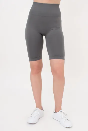 Жіночі велосипедки з пуш-ап ефектом безшовні TRACKS SHAPE Giulia (poppy seed), сірий Жіночі велосипедки з пуш-ап ефектом безшовні TRACKS SHAPE Giulia (poppy seed), сірий