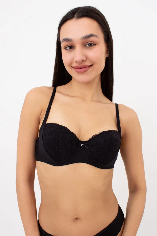 Бюстгальтер з формованими чашками Monica 1213/21 Giulia  (black) чорний