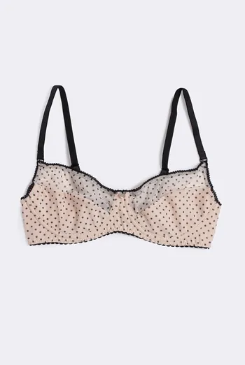 Бюстгальтер в горошек Glam 1001/40 Giulia (beige dots), бежевый Бюстгальтер в горошек Glam 1001/40 Giulia (beige dots), бежевый