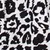 white/black leopard print 