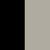 black/silver melange 