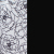 peony sketch white/black 