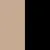 beige/black