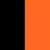 black/orange