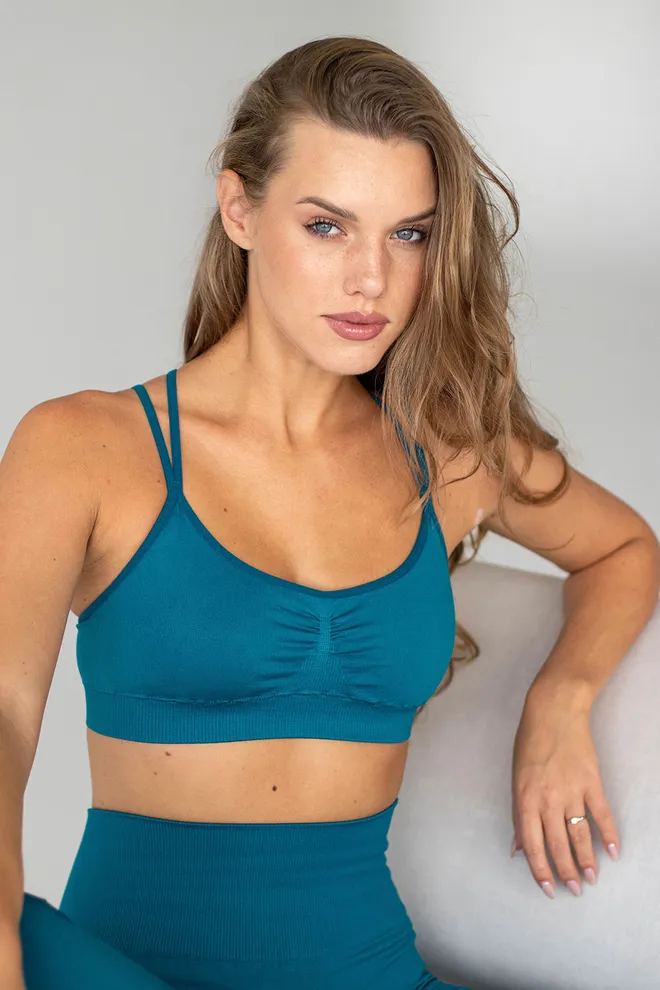 Безшовний топ FLEX TOP ACTIVE Flexit (lyons blue), синій