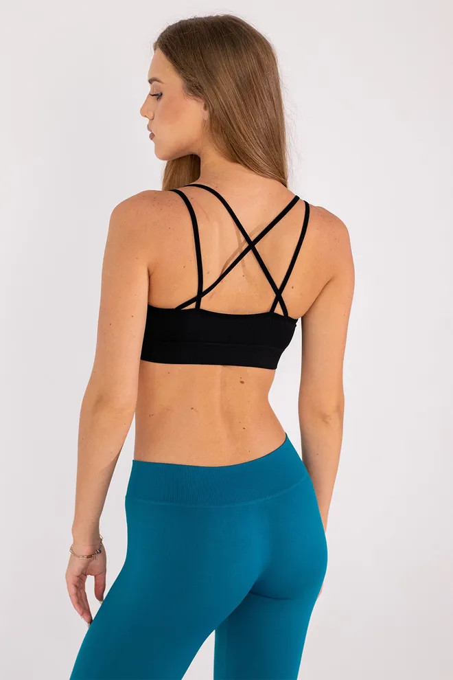 Безшовний топ FLEX TOP ACTIVE Flexit (black), чорний