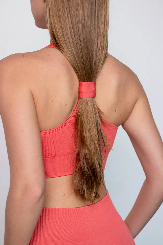 Топ в рубчик FLEX TOP «Cut-Out Fit» Flexit (coral), помаранчевий