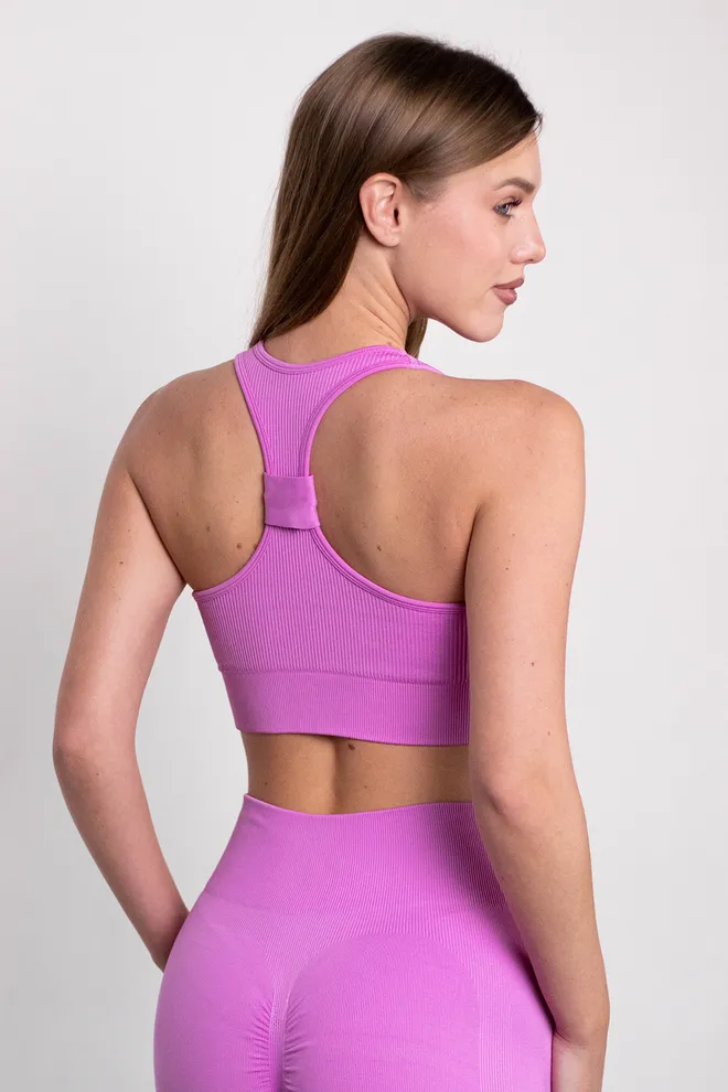 Топ в рубчик FLEX TOP «Cut-Out Fit» Flexit (ultra pink), рожевий