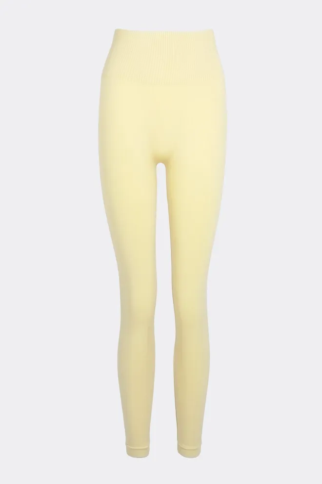 Легінси з моделюючим поясом FLEXING LEGGINGS ACTIVE Flexit (lemon grass), жовтий