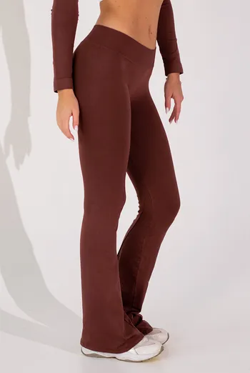 Бесшовные леггинсы клеш FLEXING LEGGINGS JIVE Flexit (hot chocolate), коричневый