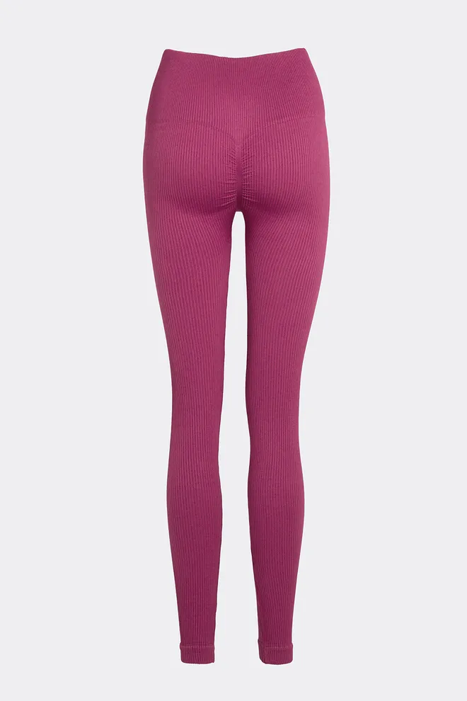 Легінси в рубчик FLEXING LEGGINGS POWER Flexit (domsor), рожевий