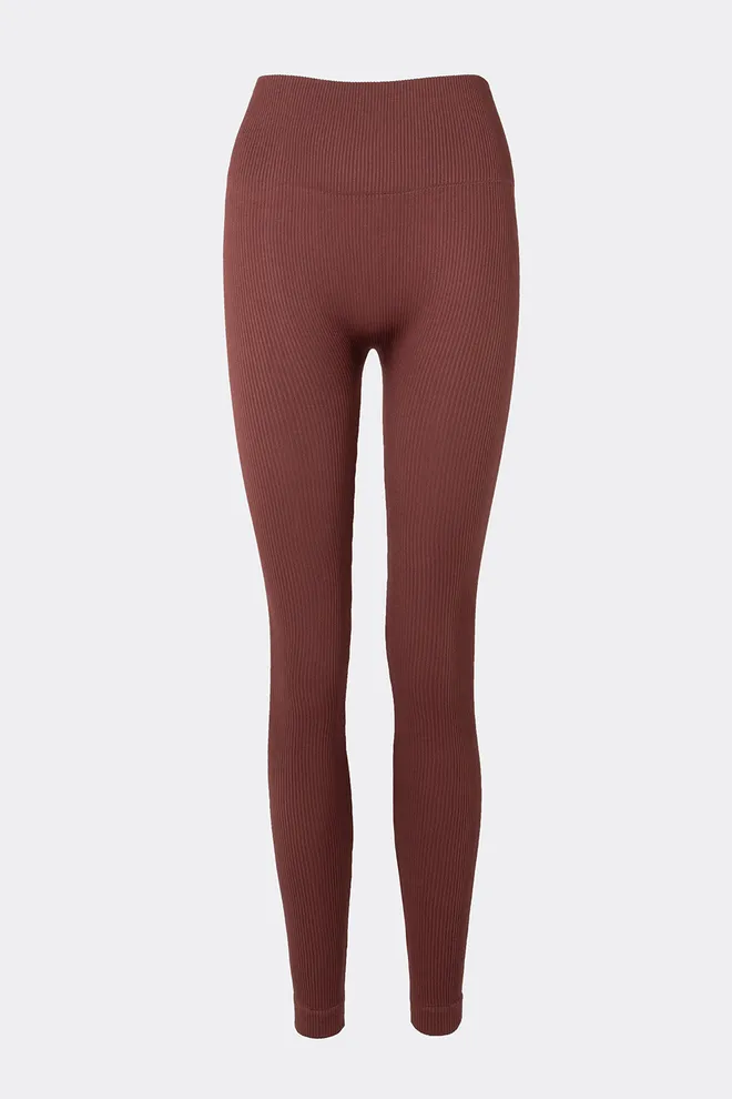 Легінси в рубчик FLEXING LEGGINGS POWER Flexit (hot chocolate), коричневий