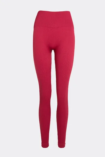 Легінси в рубчик FLEXING LEGGINGS POWER Flexit (winterberry), червоний