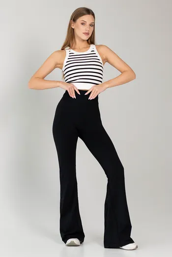 Леггинсы клеш FLEXING LEGGINS «Faboluose» Flexit (black), черный Леггинсы клеш FLEXING LEGGINS «Faboluose» Flexit (black), черный