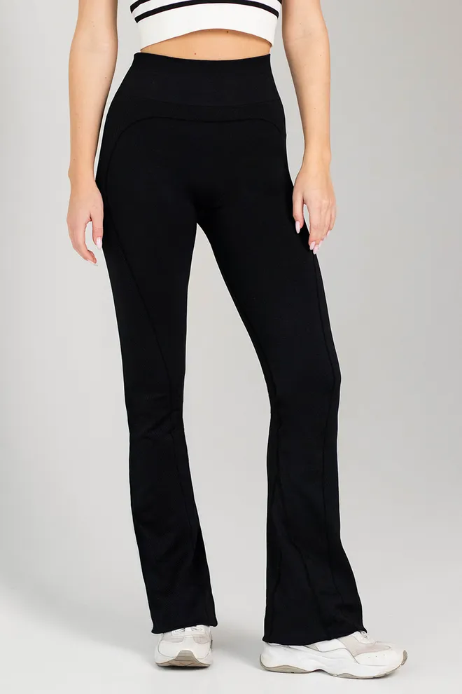 Леггинсы клеш с push-up эффектом FLEXING LEGGINS «Sculpt Flare» Flexit (black), черный