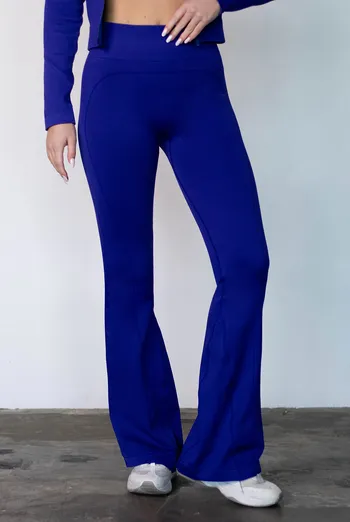 Леггинсы клеш с push-up эффектом FLEXING LEGGINS «Sculpt Flare» Flexit (navy blue), синий Леггинсы клеш с push-up эффектом FLEXING LEGGINS «Sculpt Flare» Flexit (navy blue), синий