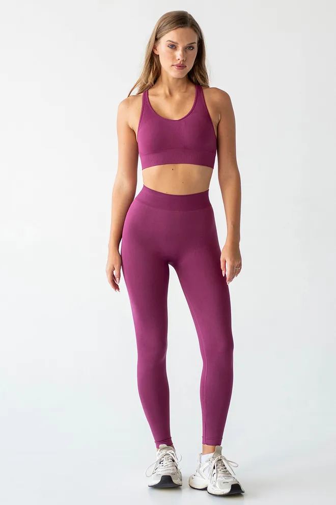 Леггинсы бесшовные FLEXING LEGGINGS Flexit (domsor), фиолетовый