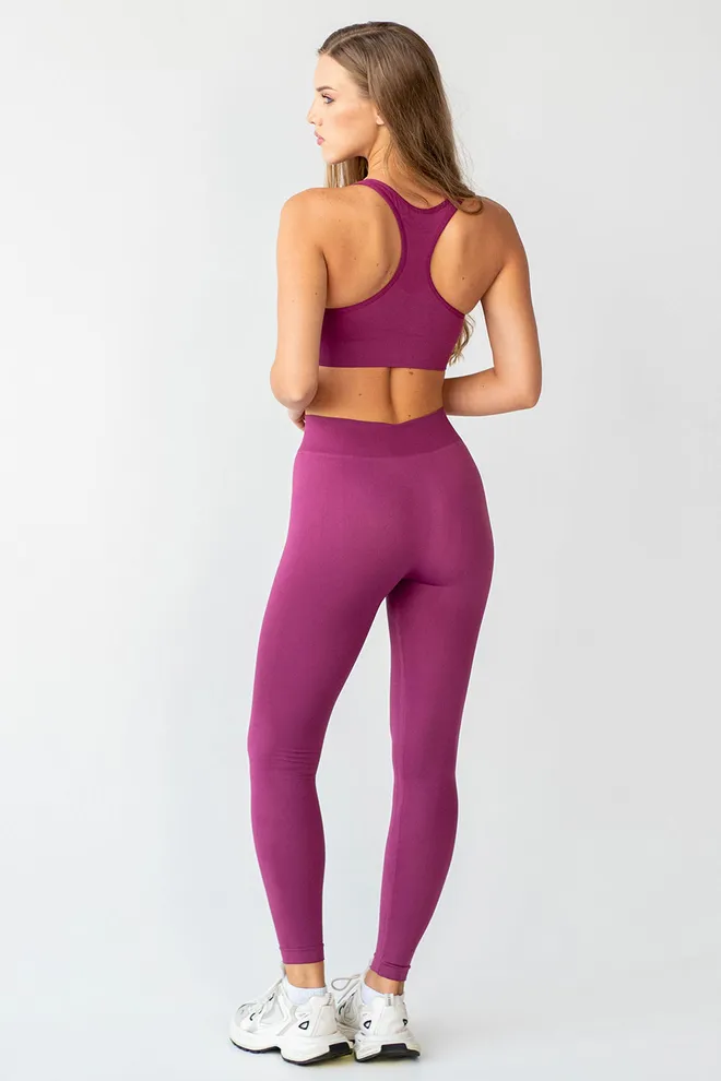 Леггинсы бесшовные FLEXING LEGGINGS Flexit (domsor), фиолетовый