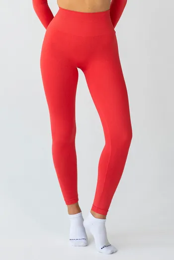 Леггинсы с моделирующим поясом FLEXING LEGGINGS ACTIVE Flexit (poppy red), красный Леггинсы с моделирующим поясом FLEXING LEGGINGS ACTIVE Flexit (poppy red), красный