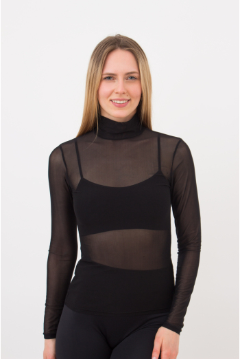 Водолазка в сетку TATOO 4901/07 Giulia (black), черный Водолазка в сетку TATOO 4901/07 Giulia (black), черный