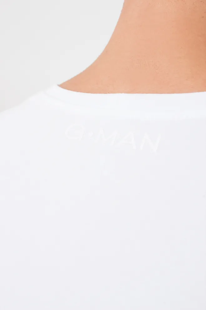 Футболка чоловіча G-MAN 4601/010 Giulia (white), білий