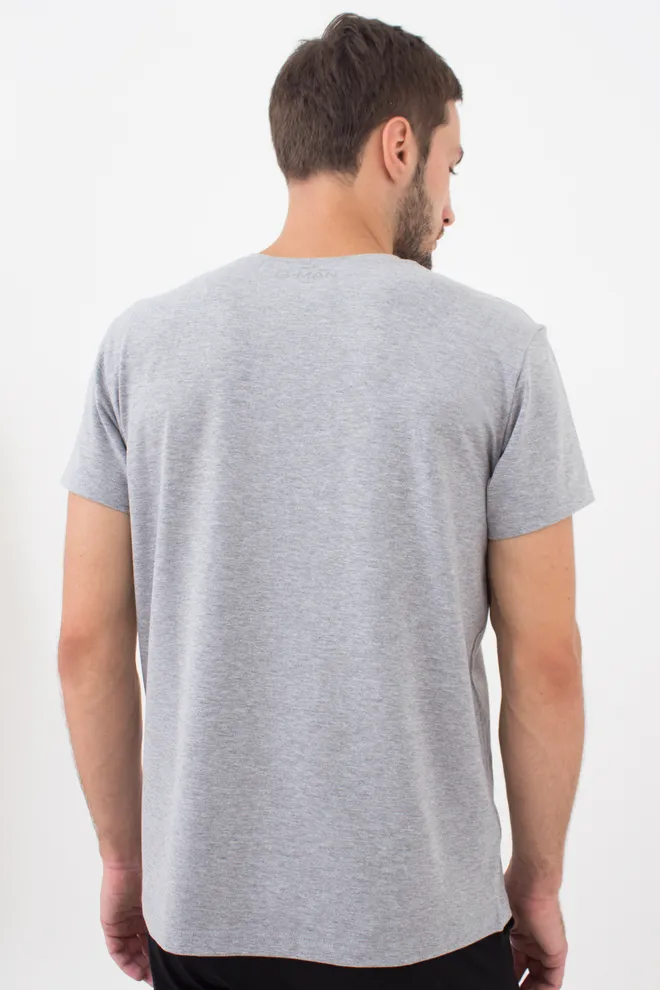 Футболка чоловіча G-MAN 4601/010 Giulia (grey melange), сірий