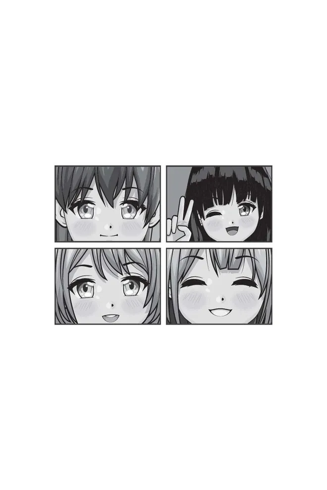 Футболка женская с рисунком "Аниме" T-SHIRT WOMEN UNIQUE PRINT 4802/010 (white W00060), белый