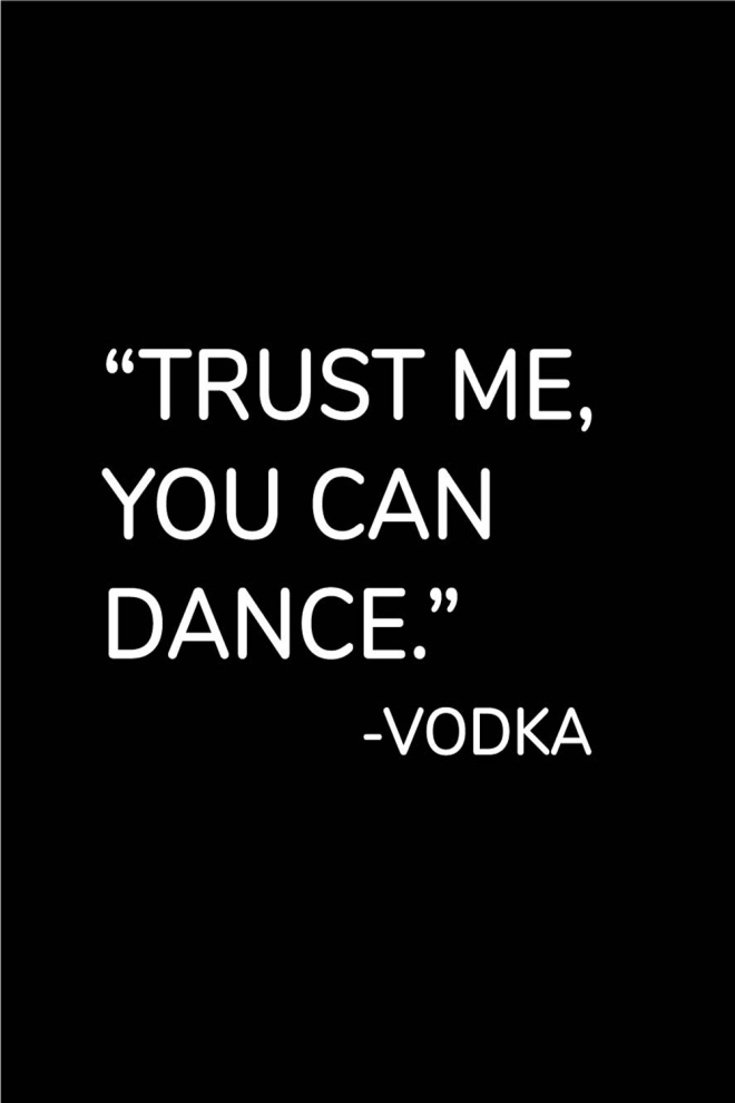 Футболка з принтом «Trust me, you can dance» T-SHIRT MEN UNIQUE PRINT 4601/010, black M00041 чорний