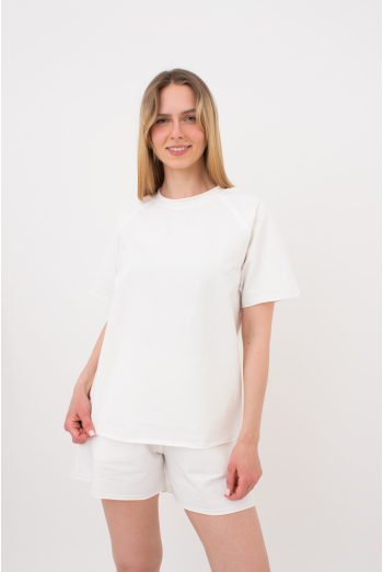 Жіноча футболка STREET STYLE 4813/180 Giulia (milk), білий