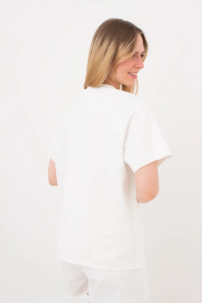 Жіноча футболка STREET STYLE 4813/180 Giulia (milk), білий