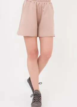 Женские шорты с необработанным краем STREET STYLE 4204/180 Giulia (dark beige), бежевый Женские шорты с необработанным краем STREET STYLE 4204/180 Giulia (dark beige), бежевый