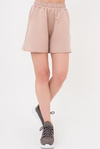 Женские шорты с необработанным краем STREET STYLE 4204/180 Giulia (dark beige), бежевый Женские шорты с необработанным краем STREET STYLE 4204/180 Giulia (dark beige), бежевый