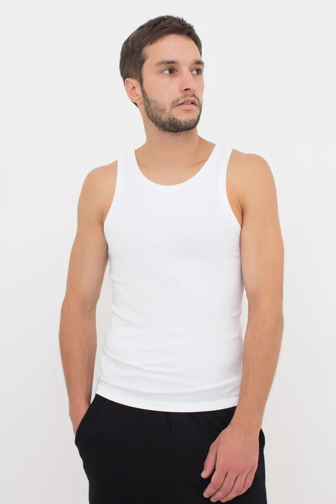 Майка чоловіча бавовняна 30801/60 Giulia (white), білий