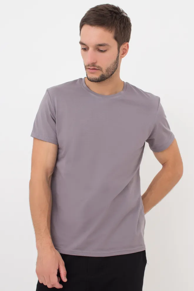 Футболка чоловіча Adam 49/409/010 Giulia (grey), сірий