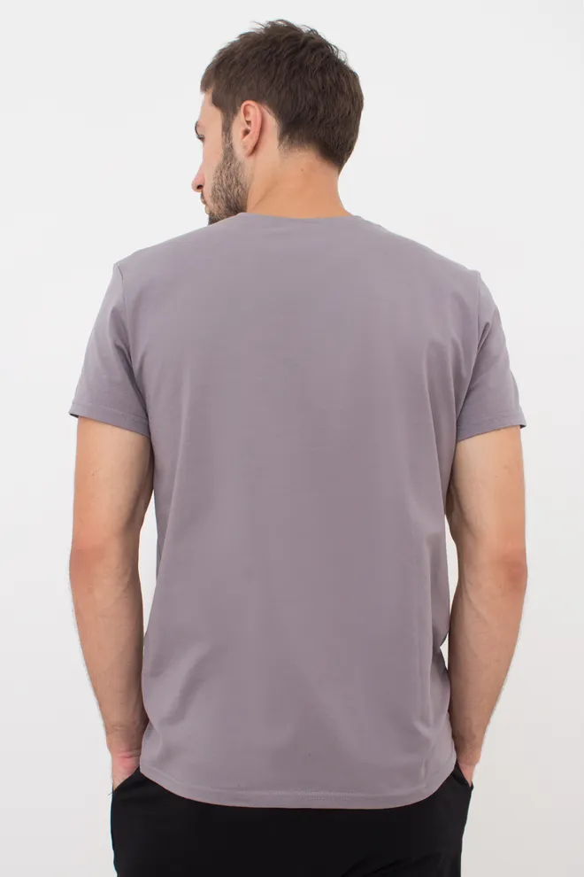 Футболка чоловіча Adam 49/409/010 Giulia (grey), сірий