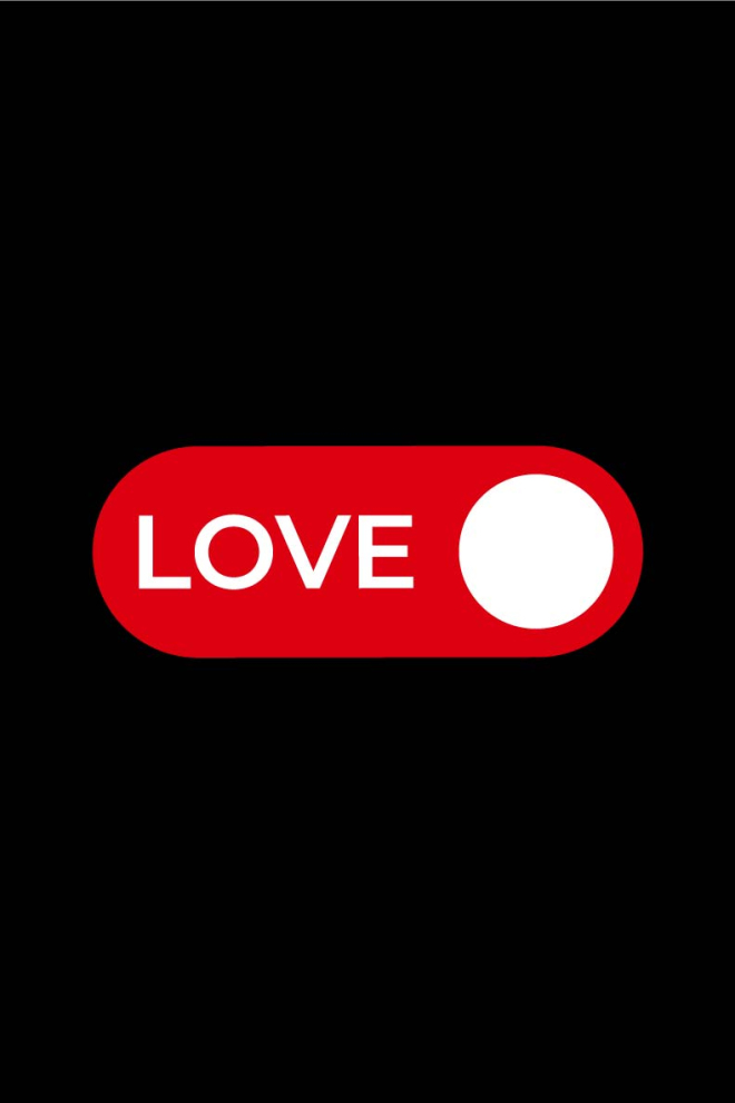 Футболка з написом "LOVE" T-SHIRT MEN UNIQUE PRINT 4601/010, black M00022 (чорний)