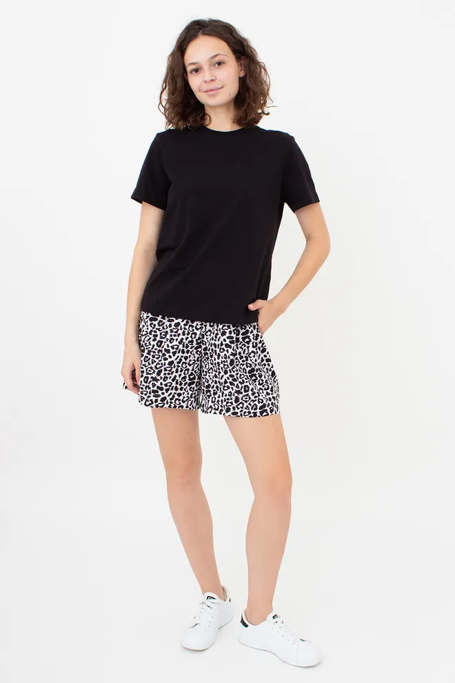 Бавовняна футболка T-SHIRT BASIC NECK FLEX 4815/010 Giulia (black), чорний