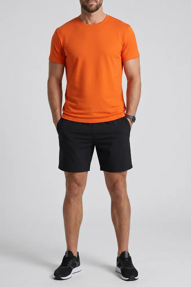 Футболка мужская G-MAN 4601/010 Giulia (deep orange), оранжевый
