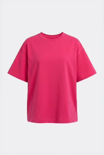 Футболка оверсайз T-SHIRT BASIC 4825/010 Giulia (fuchsia), розовый
