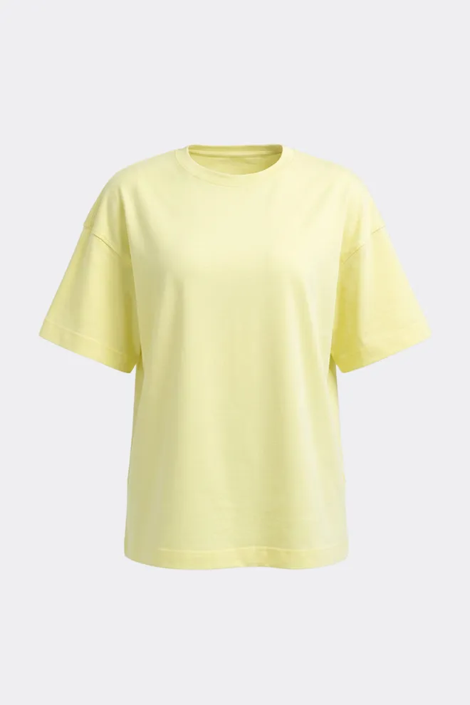Футболка оверсайз T-SHIRT BASIC 4825/010 Giulia (lemon), желтый