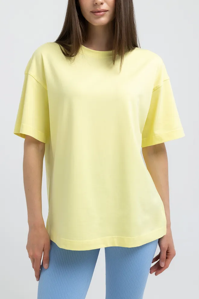 Футболка оверсайз T-SHIRT BASIC 4825/010 Giulia (lemon), желтый