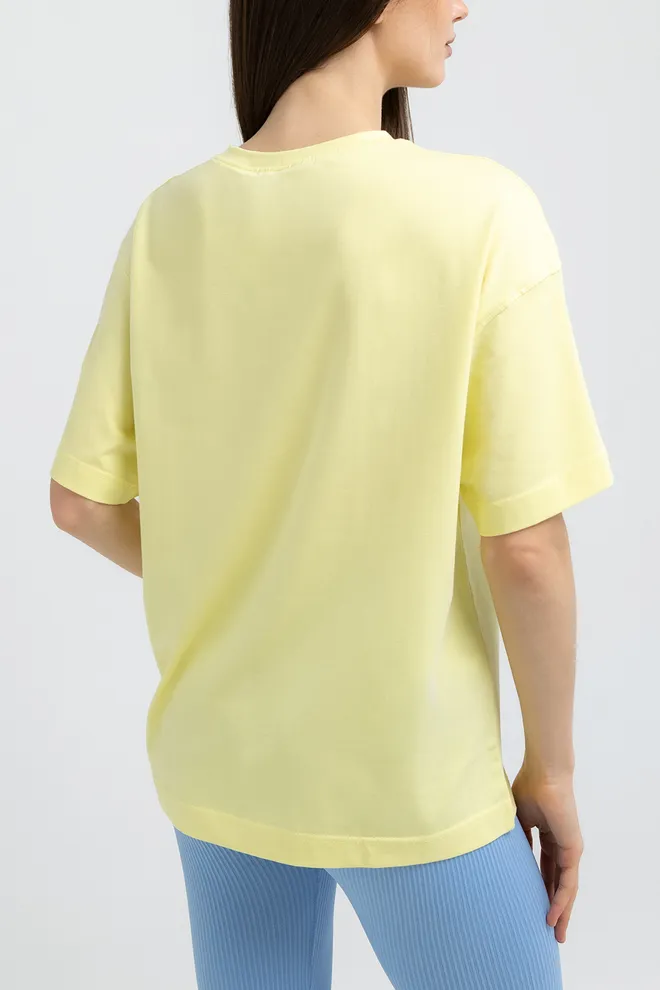 Футболка оверсайз T-SHIRT BASIC 4825/010 Giulia (lemon), желтый