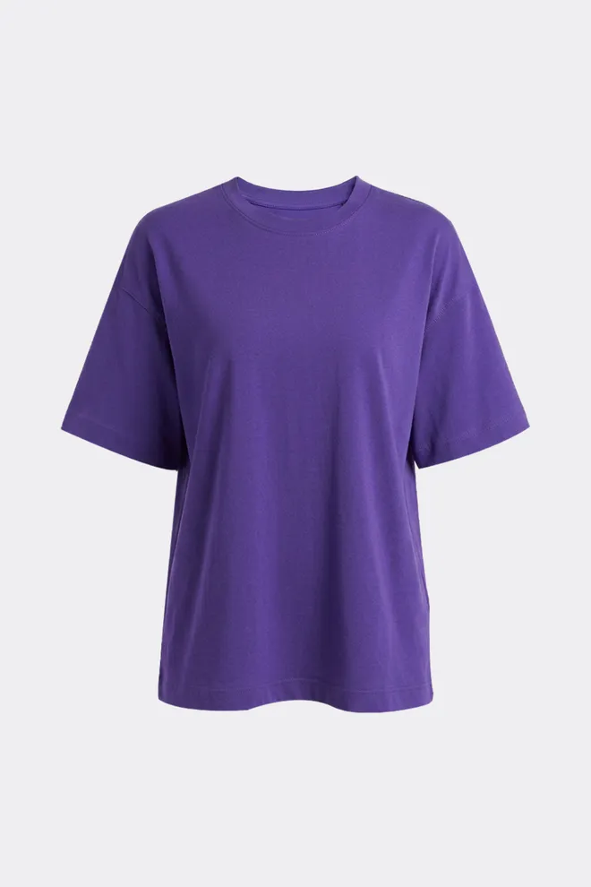 Футболка оверсайз T-SHIRT BASIC 4825/010 Giulia (violet), фиолетовый
