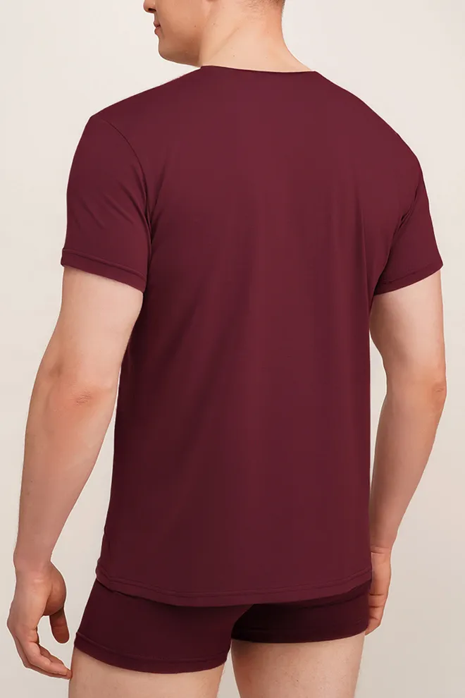 Футболка мужская G-MAN 4601/010 Giulia (maroon), бордовый