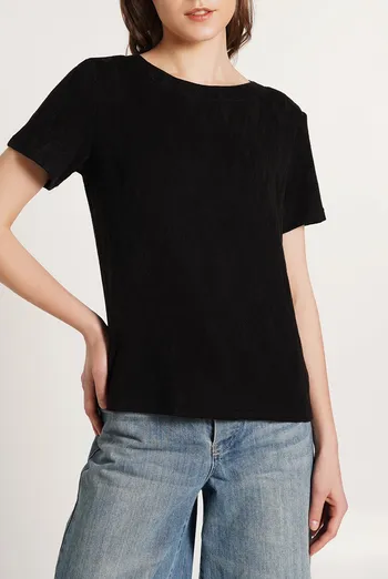 Футболка ангора ромб LIGHT ESSENCE 4817/250 Giulia (black), черный