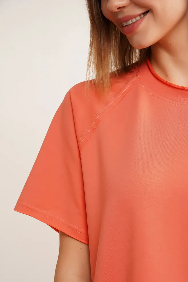 Женская футболка STREET STYLE 4813/180 Giulia (dried carrot), оранжевый