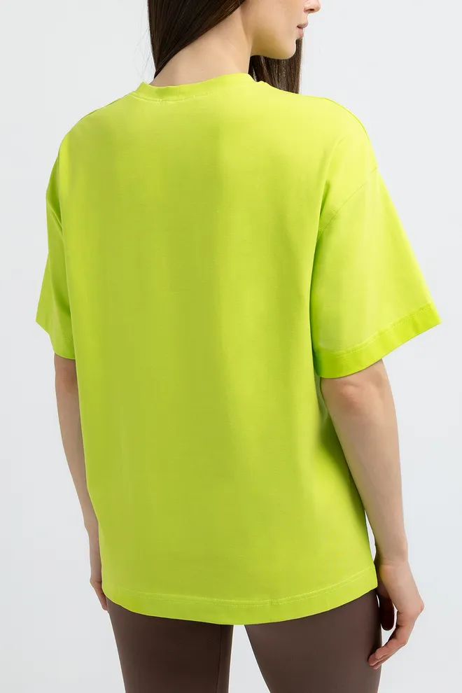 Футболка оверсайз T-SHIRT BASIC 4825/010 Giulia (apple green), зеленый